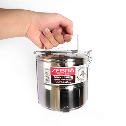 Camen inox 304 Zebra 14cm 2 ngăn - Ảnh 2