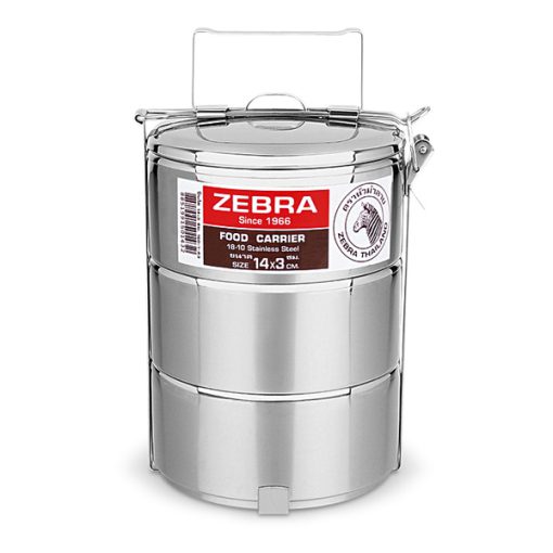 Camen inox 304 Zebra 14cm 3 ngăn