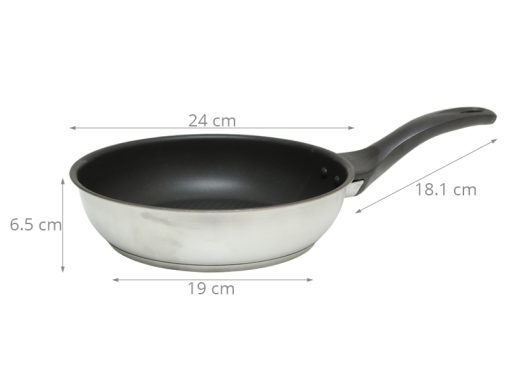 Chảo inox không dính 3 đáy Fivestar 24cm - Ảnh 2