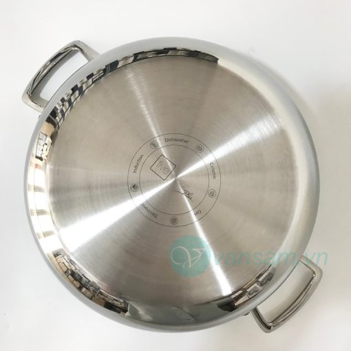 Chảo 3 lớp inox 304 Fivestar Blackcube 28cm chống dính - Ảnh 3