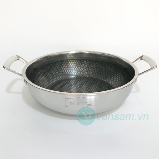 Chảo 3 lớp inox 304 Fivestar Blackcube 28cm chống dính - Ảnh 2