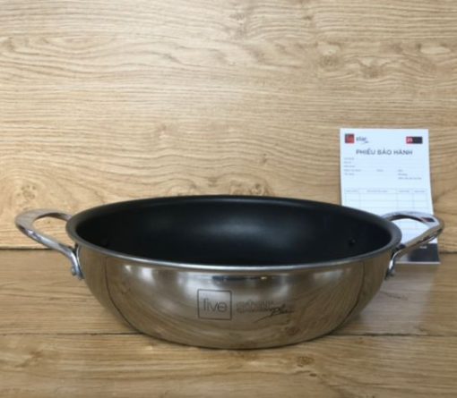 Chảo 3 lớp inox 304 nguyên khối Fivestar 22cm