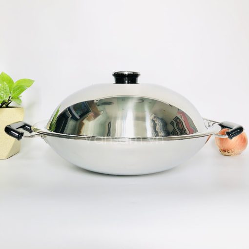 Bộ chảo xửng hấp inox 304 Zebra 38cm - Sản xuất tại Thái Lan