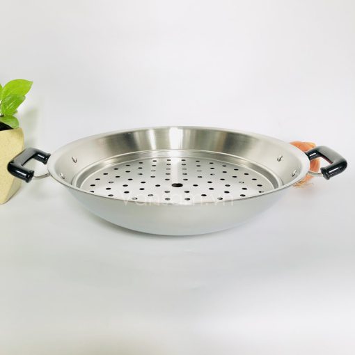 Bộ chảo xửng hấp inox 304 Zebra 38cm - Sản xuất tại Thái Lan - Ảnh 7