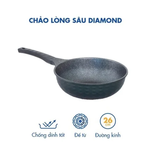 Chảo Korea King Diamond KW26DI Hàn Quốc 26cm - Ảnh 4