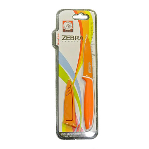 Dao chống dính Zebra 3.5 inches màu cam