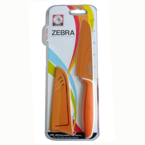 Dao chống dính Zebra 5 inches màu cam