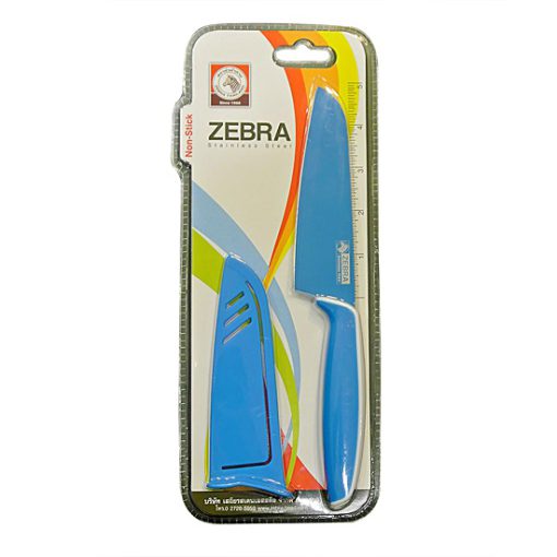 Dao chống dính Zebra 5 inches xanh blue