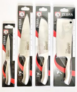Bộ 4 dao làm bếp Zebra bằng Inox nguyên khối cao cấp - Thái Lan