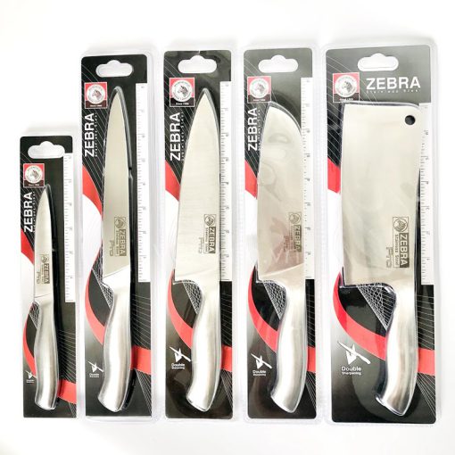 Bộ 5 dao làm bếp Zebra inox nguyên khối cao cấp - Thái Lan - Ảnh 2
