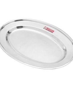 Dĩa Oval inox 304 Zebra Thái Lan 40cm