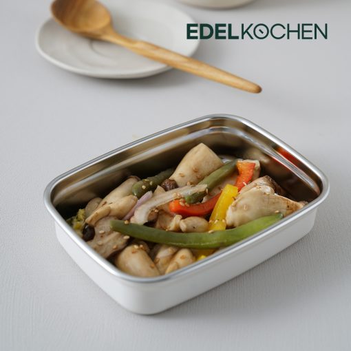 Hộp đựng thực phẩm inox 304 Edelkochen 1400ml màu kem - Ảnh 8