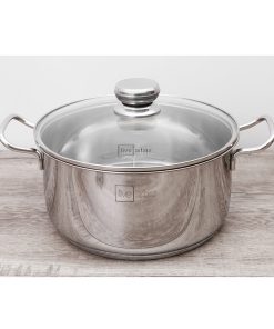 Nồi 3 đáy inox Fivestar 24cm nắp kiếng