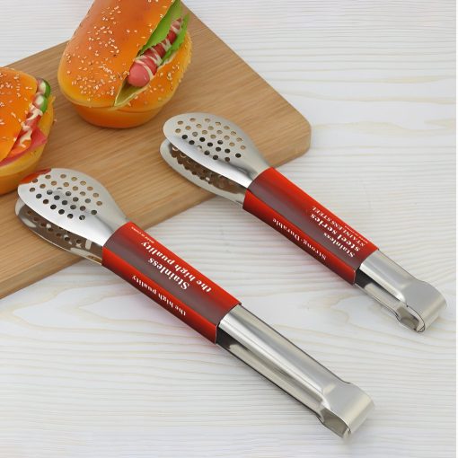 Kẹp gắp thức ăn inox - Ảnh 2