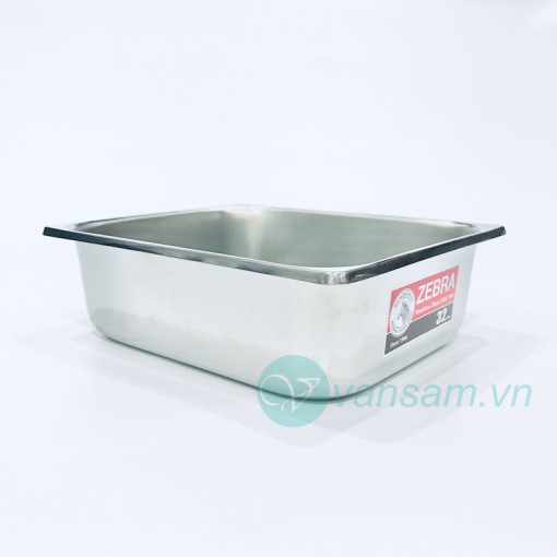 Khay thực phẩm inox 304 Zebra Thái Lan 32cm sâu lòng - Ảnh 4