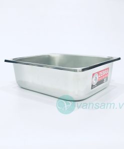 Alternative view of Khay thực phẩm inox 304 Zebra Thái Lan 32cm sâu lòng