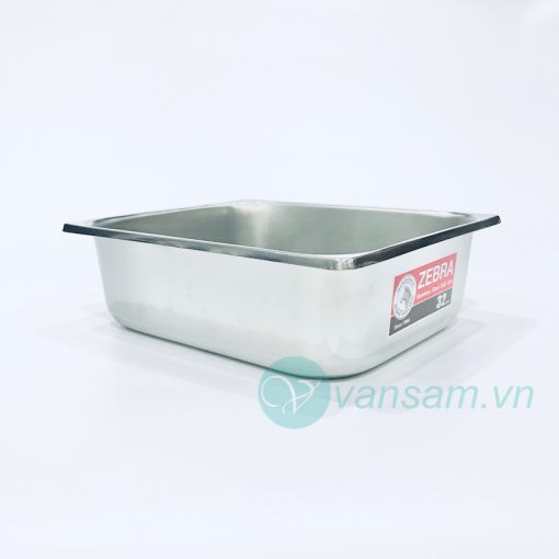 Khay thực phẩm inox 304 Zebra Thái Lan 32cm sâu lòng - Ảnh 2