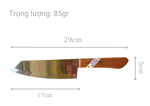 Dao thái thịt Kiwi cán gỗ KW173 - Ảnh 2