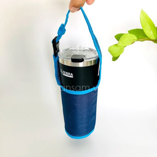 Ly giữ nhiệt Zebra Thái Lan 870ml màu đen - Ảnh 5