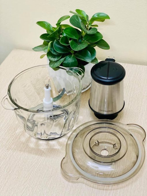 Máy xay thịt Lock&Lock 2.4L cối thủy tinh - Ảnh 5