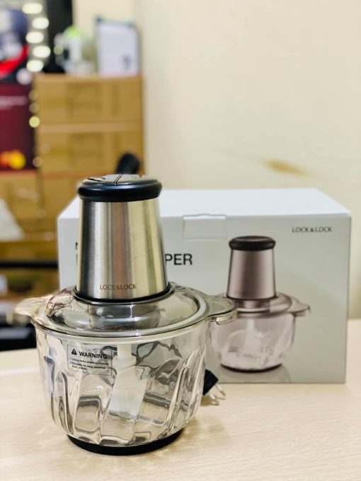Máy xay thịt Lock&Lock 2.4L cối thủy tinh