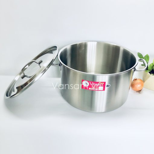 Nồi 3 đáy inox 304 Zebra 40cmx25cm, 31L - Sản xuất tại Thái Lan - Ảnh 3