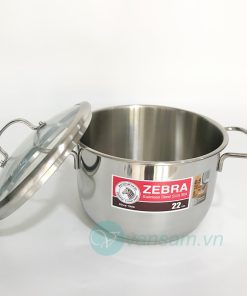 Alternative view of Nồi inox 304 Zebra Extreme nắp kiếng 22cm
