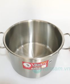 Alternative view of Nồi hầm 3 đáy inox 304 Zebra 26x18cm