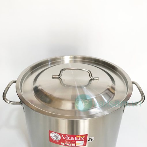 Nồi hầm Inox 304 Vitalux Zebra 3 đáy 36x36cm - Ảnh 2