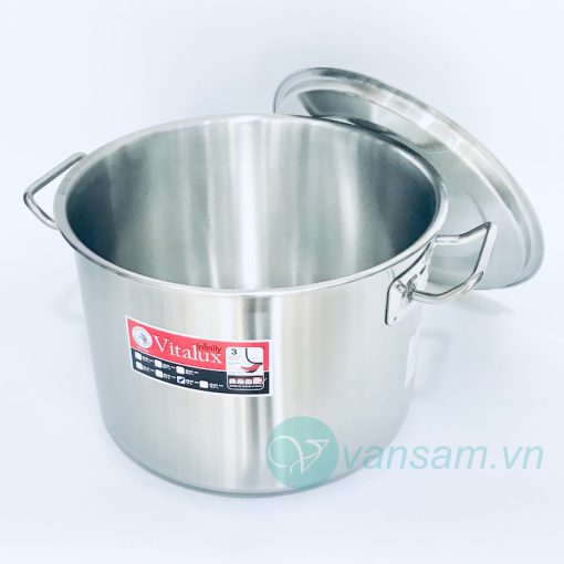 Nồi hầm 3 đáy Zebra Vitalux 28cm - Sản xuất tại Thái Lan - Ảnh 5