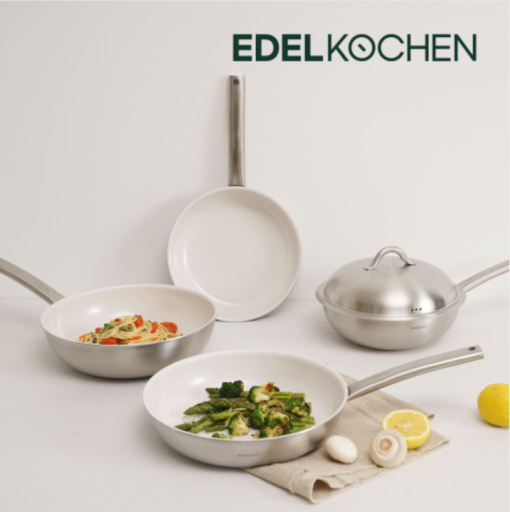 Chảo 3 lớp inox 304 Edelkochen 28cm - Ảnh 4