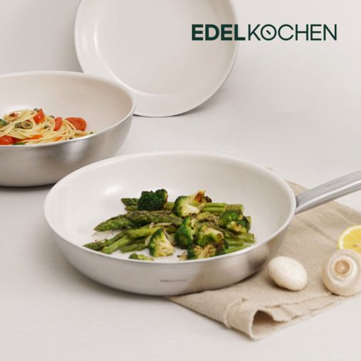 Chảo 3 lớp inox 304 Edelkochen 28cm - Ảnh 5