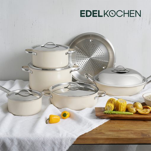 Nồi tay cầm 3 lớp inox 304 Edelkochen 16cm - Ảnh 2