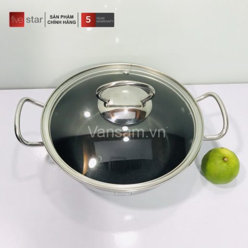 Nồi inox chống dính 3 đáy Fivestar 18cm - Ảnh 5