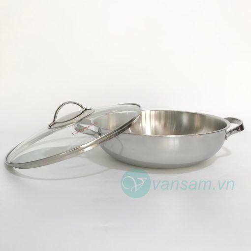 Nồi đa năng 3 lớp inox 304 Happycook 28cm - Ảnh 2