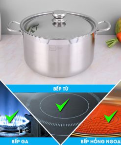 Nồi Inox 3 Đáy Fivestar 28cm