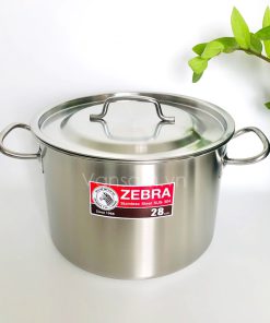 Nồi inox 304 nguyên khối Zebra 28cm x 20cm - Sản xuất tại Thái Lan