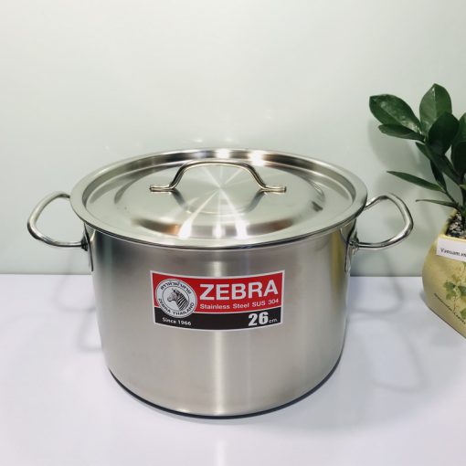 Nồi inox 304 nguyên khối Zebra 26cm*18cm - Sản xuất tại Thái Lan