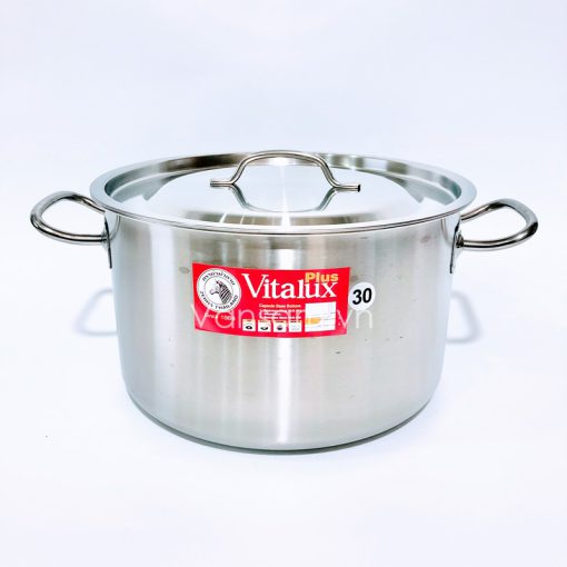 Nồi 3 đáy inox 304 Zebra plus 30cmx18cm 12.5 lít