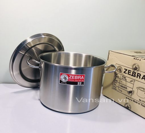 Nồi inox 304 đúc nguyên khối Zebra 32cm - Sản xuất tại Thái Lan - Ảnh 5