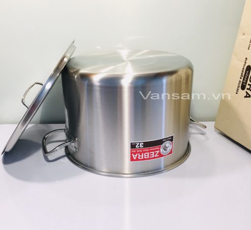 Nồi inox 304 đúc nguyên khối Zebra 32cm - Sản xuất tại Thái Lan - Ảnh 6