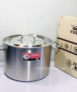 Nồi inox 304 đúc nguyên khối Zebra 32cm - Sản xuất tại Thái Lan