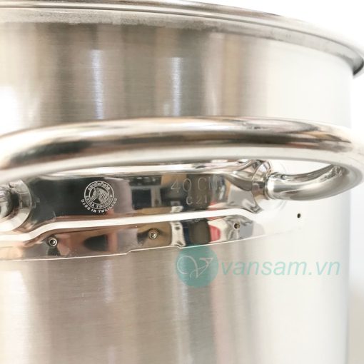 Nồi hầm Inox 304 Zebra 1 đáy 40x40cm 50L - Ảnh 5