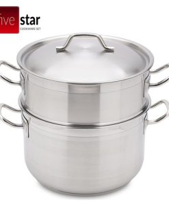 Bộ Nồi Xửng Hấp Nắp Inox Fivestar 32cm