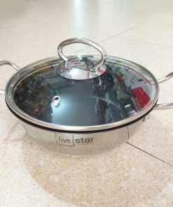 Alternative view of Nồi kho cá inox 3 đáy chống dính Fivestar 22cm