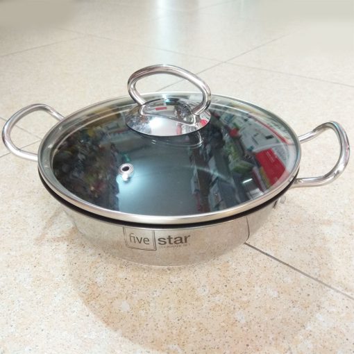 Nồi kho cá inox 3 đáy chống dính Fivestar 22cm - Ảnh 2