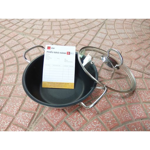 Nồi kho cá inox 3 đáy chống dính Fivestar 22cm - Ảnh 3