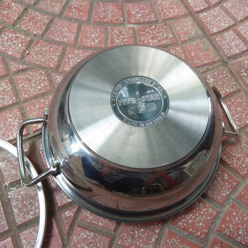 Nồi kho cá inox 3 đáy chống dính Fivestar 22cm - Ảnh 6
