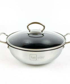 Nồi kho cá inox 3 đáy chống dính Fivestar 22cm