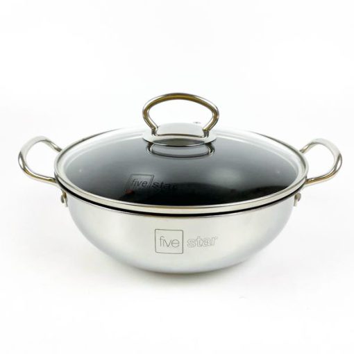 Nồi kho cá inox 3 đáy chống dính Fivestar 22cm
